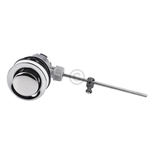 Ablaufgarnitur 1 1/4" mit Exzenter und Stopfen chrom BLUPARTS für Waschbecken