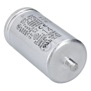 Kondensator 14µF 420V HYDRA AEG12182MB mit Steckfahnen Befestigungsschraube