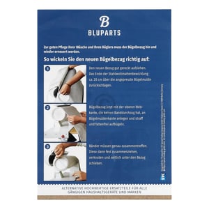 Bügeltuch universal Walzbreite 85cm BLUPARTS für Mangel Bügelautomat 10108576