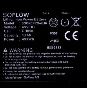 Akku SoFlow 800.530.76 für E-Scooter SO ONE PRO (1st Gen, 2nd Gen)