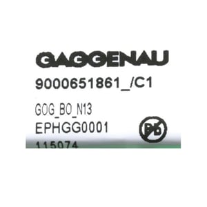 Hauptelektronik GAGGENAU 00741196 für Backofen