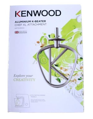 K-Knethaken für Küchenmaschine DeLonghi AW20011062 Alu-Kneter