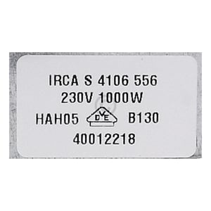 Heizung Candy 40012218 IRCA 1000W 230V für Trockner