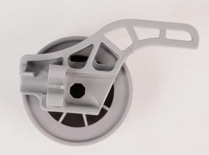 Unterer Geschirrkorbstopper für Geschirrspüler Vestel 42325007 links grau