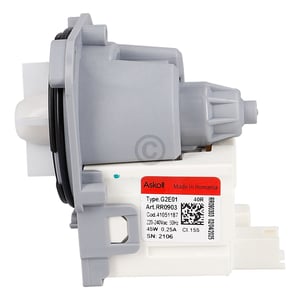 Laugenpumpe für Geschirrspüler Candy 41051187 G2e01 Askoll RR0903