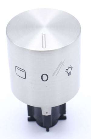 Knopf für Whirlpool Ofen 481010568038 MF8, Edelstahl