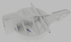 Flügelrad für Beko Waschmaschine C00874929 Waschmaschinen-Teil