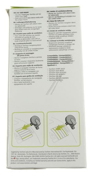 TomTom Lüftungshalter GO/Start/Via 9UUB00133 Fahrzeugnavigation