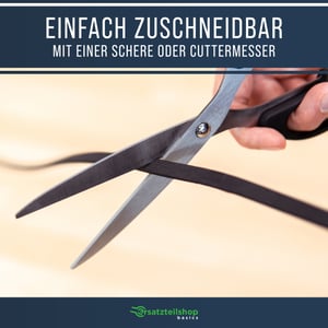 Dichtband/Dichtung 9mm(B) x 2mm(D) für Kochfeldern | Länge: 3m