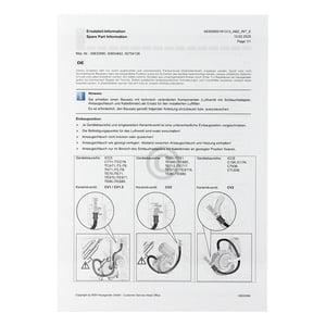 Luftfilter mit Filtereinsatz + Schlauch + Adapter BOSCH 00632990 für Kaffeemaschine