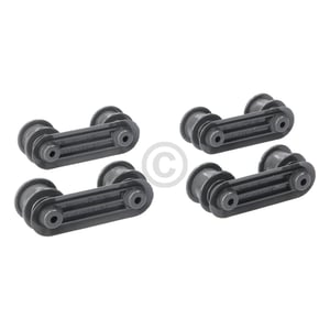 Räderhaltersatz, Dunkelgrau, 4 (4055260790)