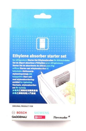 FreshProtect Ethylen-Absorber Starterkit für Kühlschrank Bosch Siemens 17006999 Frische, Haltbarkeit