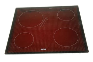 Glaskeramikkochfeld für Ofen Whirlpool 481244039019 Kochfeld