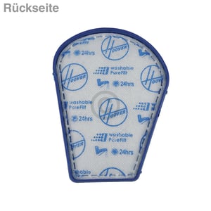 Abluftfilter HOOVER 35601238 T106 Mikrofilter für Bodenstaubsauger