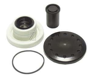 Linkes Trommellager komplett für Waschmaschinen 4071306494 Originalersatzteil von AEG