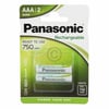 Akku AAA Micro P03 Panasonic HHR-4MVE/2BC 750mAh 2Stk