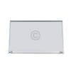 Glasplatte BOSCH 00704757 458x350mm für Kühlteil KühlGefrierKombination