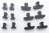 Set, Gummiteil, Gitter, 12PCS. (4055321154)