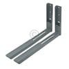 Wandhalter Mikrowelle silber ausziehbar Universal