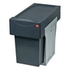 Einbauabfallsammler Hailo 3666101 AS Tandem 2x15 Liter dunkelgrau
