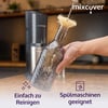 Elegante Glasflasche (grau) für den SodaStream Crystal 2.0