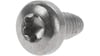 Befestigungsschraube für Ofen Bosch 00633650 Kleine, silberne Schraube