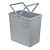 Inneneimer 350x226x350mm 24 Liter Hailo 1076129 hellgrau für Einbau-Abfallsammlersystem