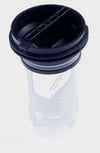 Flusensieb für Bauknecht Waschmaschine COM 481248058385 Filtersieb