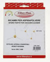 Kantenbürsten-Set für Staubsauger Filter Plus ART223295 4er-Set