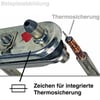 Heizelement wie gorenje 587569 Heizung IRCA 6188334R für Waschmaschine