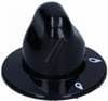Whirlpool Kochfeld Knopf 482000026398 Gasflamme schwarz