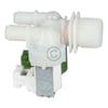 Magnetventil 2-fach wie ZANUSSI 1249471051 180° 11,5mm+14,0mmØ für Waschmaschine Waschtrockner
