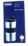 DeLonghi Kaffeemaschinen-Thermobecher DLSC074 235 ml Edelstahl, doppelwandig