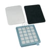 Filterset wie PHILIPS 432200493801 Abluftfilterkassette + 2 Filtermatten für Staubsauger