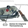 Heizstab mit Fühler wie beko 2863403000 KAWEI für Waschmaschine