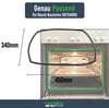 Backofen Türdichtung - AT wie Bosch 00754066 - Dichtung für Bosch, Siemens, Neff, Constructa