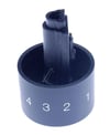 Drehknopf Amica 9053957 für Ofen Versenkknebel, 34A, Inox, HB 2100