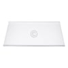 Glasplatte Whirlpool 480132101134 495x317mm mit Zierleisten für KühlGefrierKombination