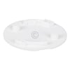 Decorative cover of Floor brush holder （white） 201-2437-0350