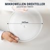 Drehteller Ø 245mm für Mikrowelle mit 3 Noppen