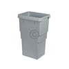 Inneneimer 258x198x413mm 13 Liter Hailo 1107229 hellgrau für Einbau-Abfallsammlersystem