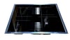 Glaskeramikfläche für Kochfeld Whirlpool Indesit 488000645081 i100 590mm BQ2760S FT
