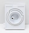 Taste Ein/Aus für Geschirrspüler Whirlpool Indesit C00634301 weißer Schalter Bedienfeld