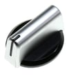 Drehknopf für Candy-Ofen 07024075 schwarz/silber
