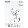 Ablaufgarnitur 3,5" BLANCO 224661 für Favos Spülbecken Küchenspüle