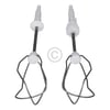Rührbesen BOSCH 00659072 Turbobesen Set rechts links mit Antriebsschnecke für Handmixer 00645256
