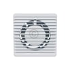 Wohnraumventilator 100erR weiß mit Timer für Wand Bad Toilette