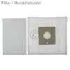 Filterbeutel AEG 9001669796 GR50S für Bodenstaubsauger 4Stk + Filtermatte