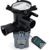 Ablaufpumpe - AT Ablaufpumpe wie Bosch 00145777 Copreci mit Pumpenkopf und Sieb für Waschmaschine