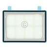 Abluftfilterkassette wie Philips 432200494481 Lamellenfilter für Bodenstaubsauger